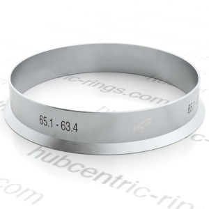 Hub centric ring 65.1-63.4 mm (Aluminium)