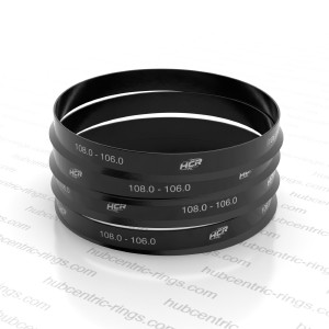 Hub centric rings 108.0-106.0 mm — set of 4