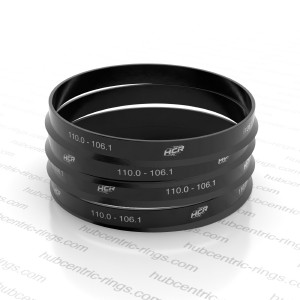 Hub centric rings 110.0-106.1 mm — set of 4