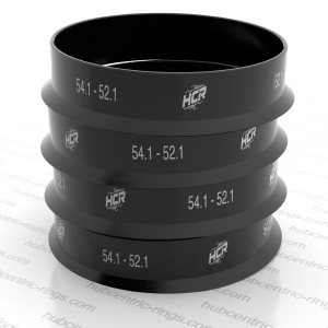 Hub centric rings 54.1-52.1 mm — set of 4