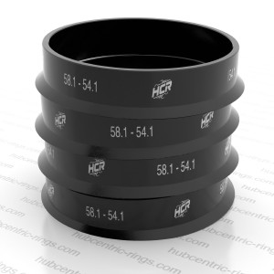 Hub centric rings 58.1-54.1 mm — set of 4