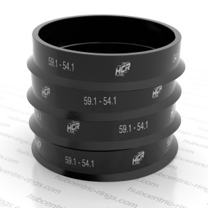 Hub centric rings 59.1-54.1 mm — set of 4