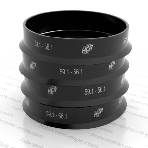 Hub centric rings 59.1 → 56.1 mm — set of 4