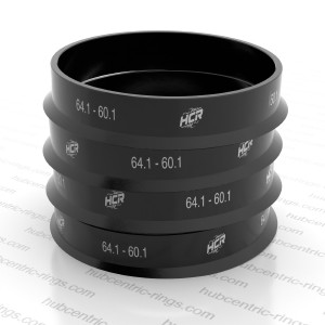 Hub centric rings 64.1-60.1 mm — set of 4