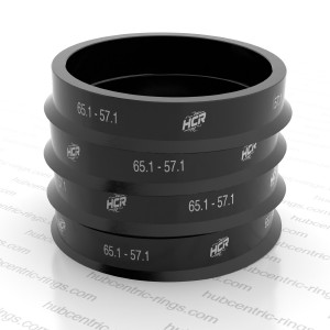 Hub centric rings 65.1-57.1 mm — set of 4