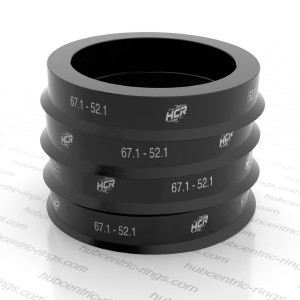 Hub centric rings 67.1-52.1 mm — set of 4