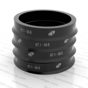 Hub centric rings 67.1 → 56.6 mm — set of 4