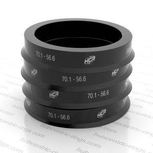 Hub centric rings 70.1 → 56.6 mm — set of 4