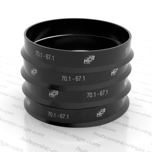 Hub centric rings 70.1-67.1 mm — set of 4