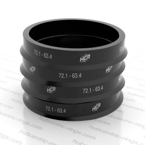 Hub centric rings 72.1-63.4 mm — set of 4
