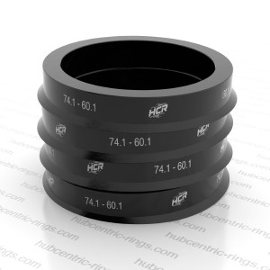 Hub centric rings 74.1-60.1 mm — set of 4
