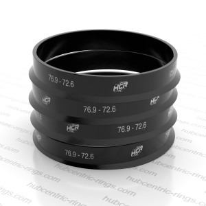 Hub centric rings 76.9-72.6 mm — set of 4
