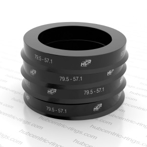 Hub centric rings 79.5 → 57.1 mm — set of 4