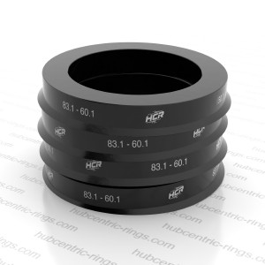 Hub centric rings 83.1-60.1 mm — set of 4