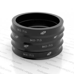 Hub centric rings 84.0 → 71.5 mm — set of 4