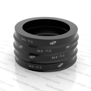 Hub centric rings 94.6-71.5 mm — set of 4